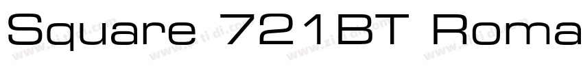 Square 721BT RomanCo字体转换